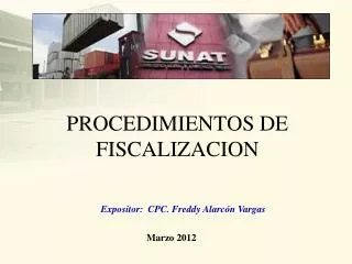 procedimientos de fiscalizacion
