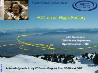 FCC- ee as Higgs Factory