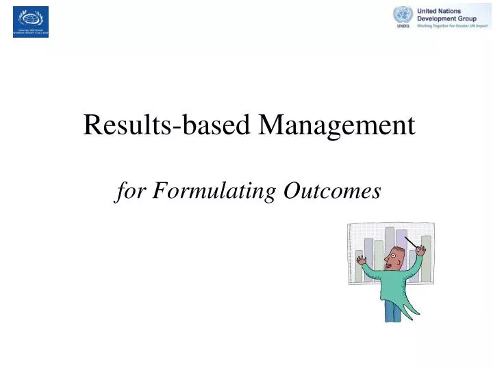 results based management for formulating outcomes