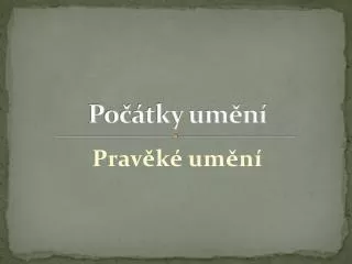 po tky um n