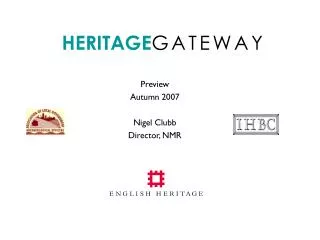 HERITAGE G A T E W A Y