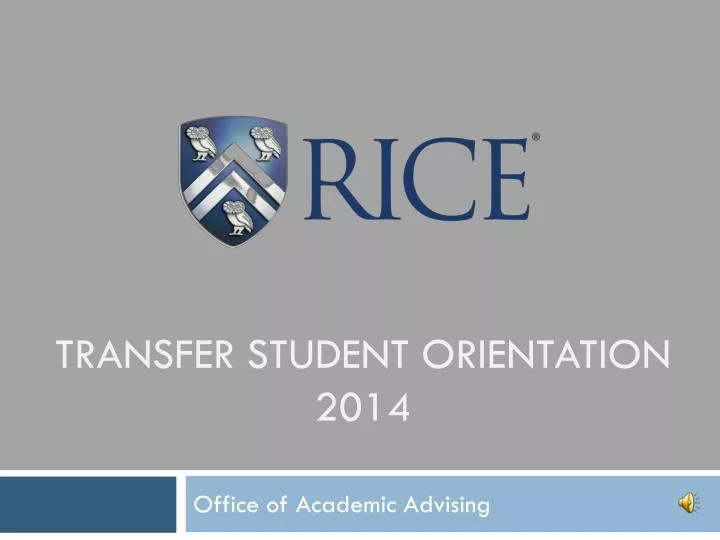 transfer student orientation 2014