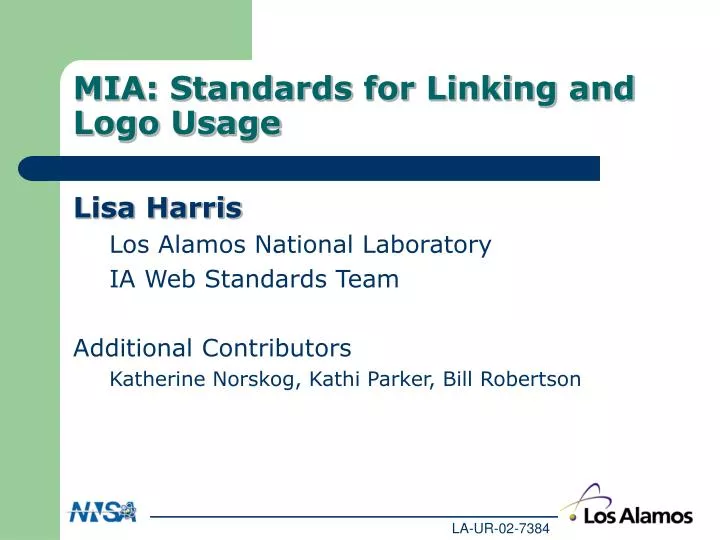 mia standards for linking and logo usage