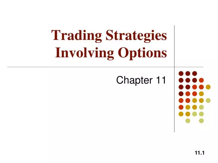 trading strategies involving options