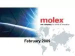 Molex Forward-Looking Strategies in Connector Industry - slide 1
