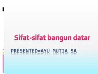 presented ayu mutia 5a