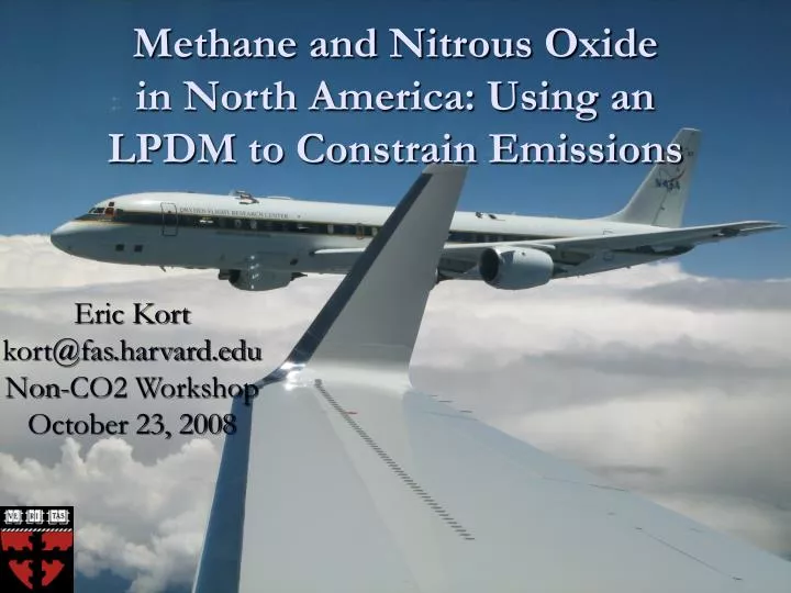 methane and nitrous oxide in north america using an lpdm to constrain emissions