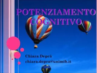 potenziamento cognitivo