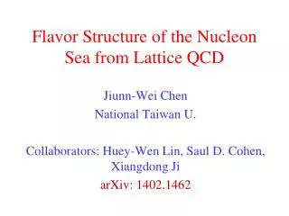 Flavor Structure of the Nucleon Sea from Lattice QCD
