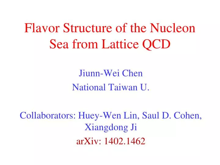 flavor structure of the nucleon sea from lattice qcd