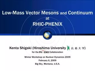 Low-Mass Vector Mesons and Continuum at RHIC-PHENIX
