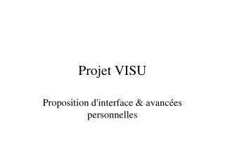 projet visu