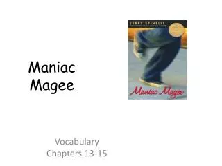 Vocabulary Chapters 13-15
