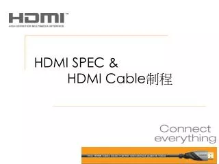 hdmi spec hdmi cable