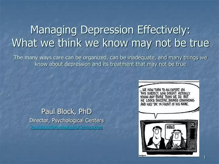 paul block phd director psychological centers paul block@psychologicalcenters com