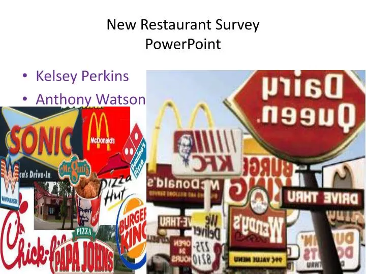 new restaurant survey powerpoint