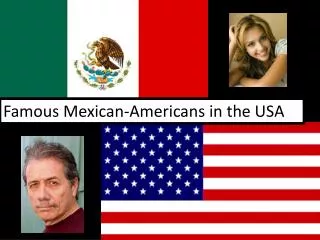 Famous Mexican-Americans in the USA
