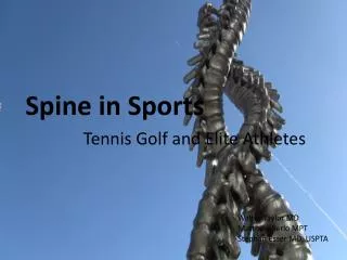 Spine in Sports Tennis Golf and Elite Athletes