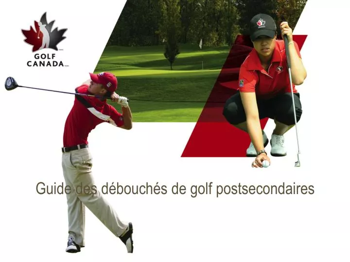 guide des d bouch s de golf postsecondaires