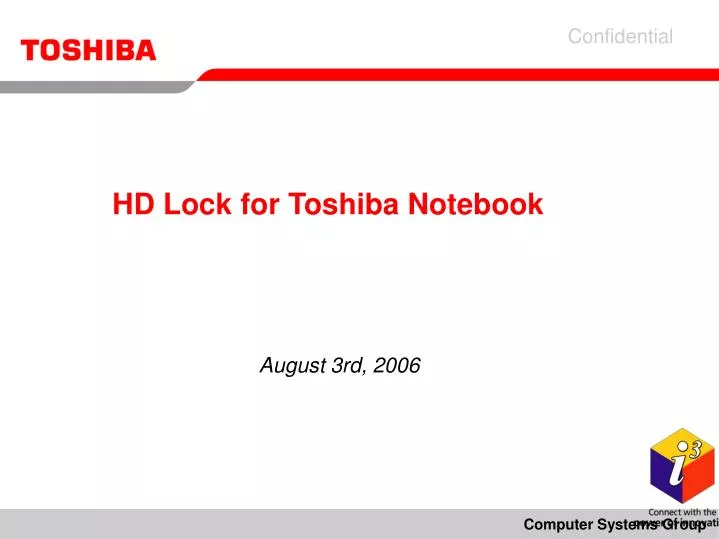 hd lock for toshiba notebook