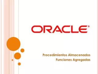 procedimientos almacenados funciones agregadas