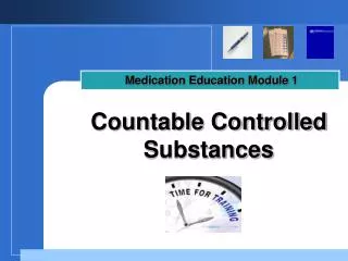 Countable Controlled Substances