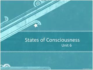 States of Consciousness