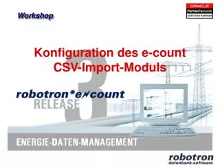 konfiguration des e count csv import moduls