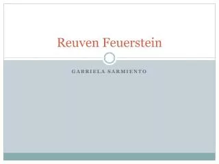reuven feuerstein
