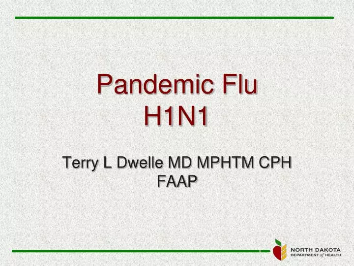 pandemic flu h1n1