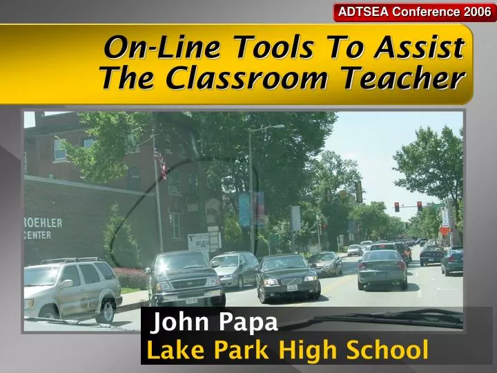 on line tools to assist the classroom teacher