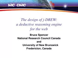 The design of j-DREW: a deductive reasoning engine for the web