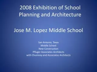 Jose M. Lopez Middle School