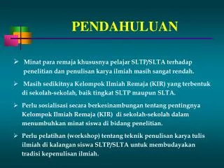 pendahuluan