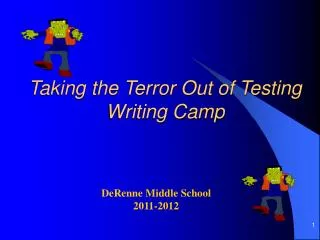 Taking the Terror Out of Testing Writing Camp