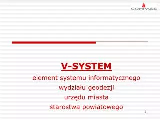 v system element systemu informatycznego wydzia u geodezji urz du miasta starostwa powiatowego