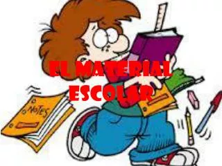 el material escolar