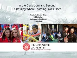 In the Classroom and Beyond: Assessing Where Learning Takes P lace