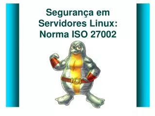 seguran a em servidores linux norma iso 27002