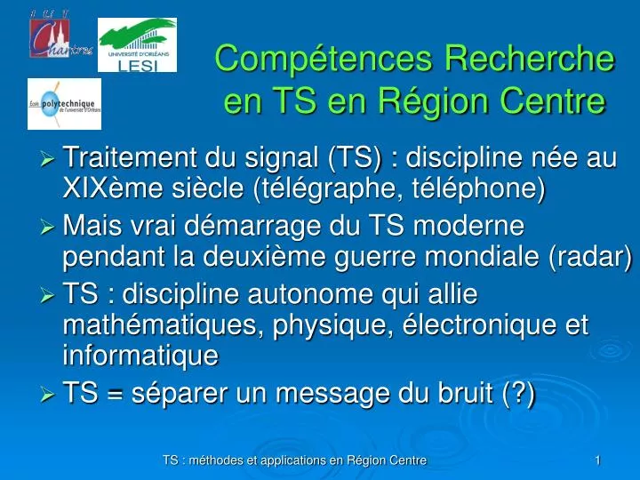 comp tences recherche en ts en r gion centre