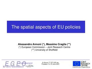 The spatial aspects of EU policies