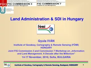 Land Administration &amp; SDI in Hungary