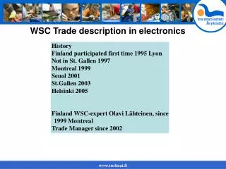 WSC Trade description in electronics