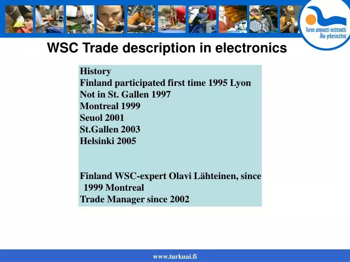 wsc trade description in electronics