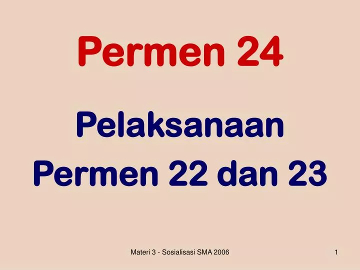 permen 24