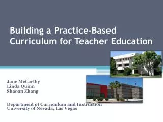 Building a Practice-Based Curriculum for Teacher Education