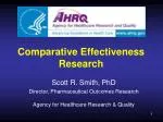 Comparative Effectiveness Research - slide 1