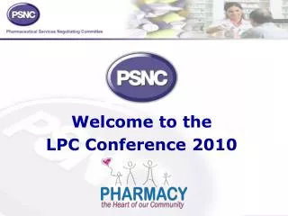 Welcome to the LPC Conference 2010