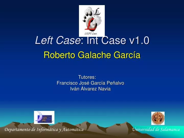 left case int case v1 0 roberto galache garc a