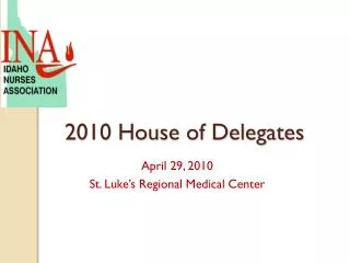 2010 House of Delegates